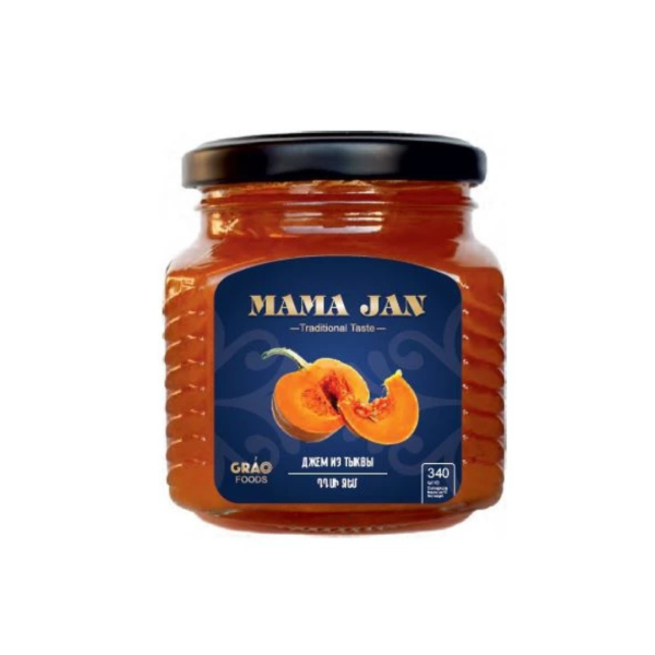 MARMELLATA DI ZUCCA "MAMA JAN"(դդմի ջեմ) 340g