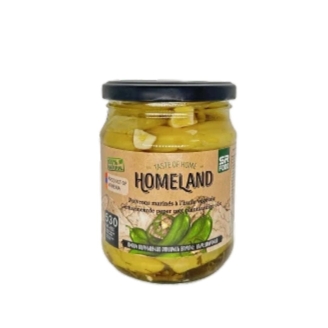 PEPERONI PICCANTI CON AGLIO HOMELAND