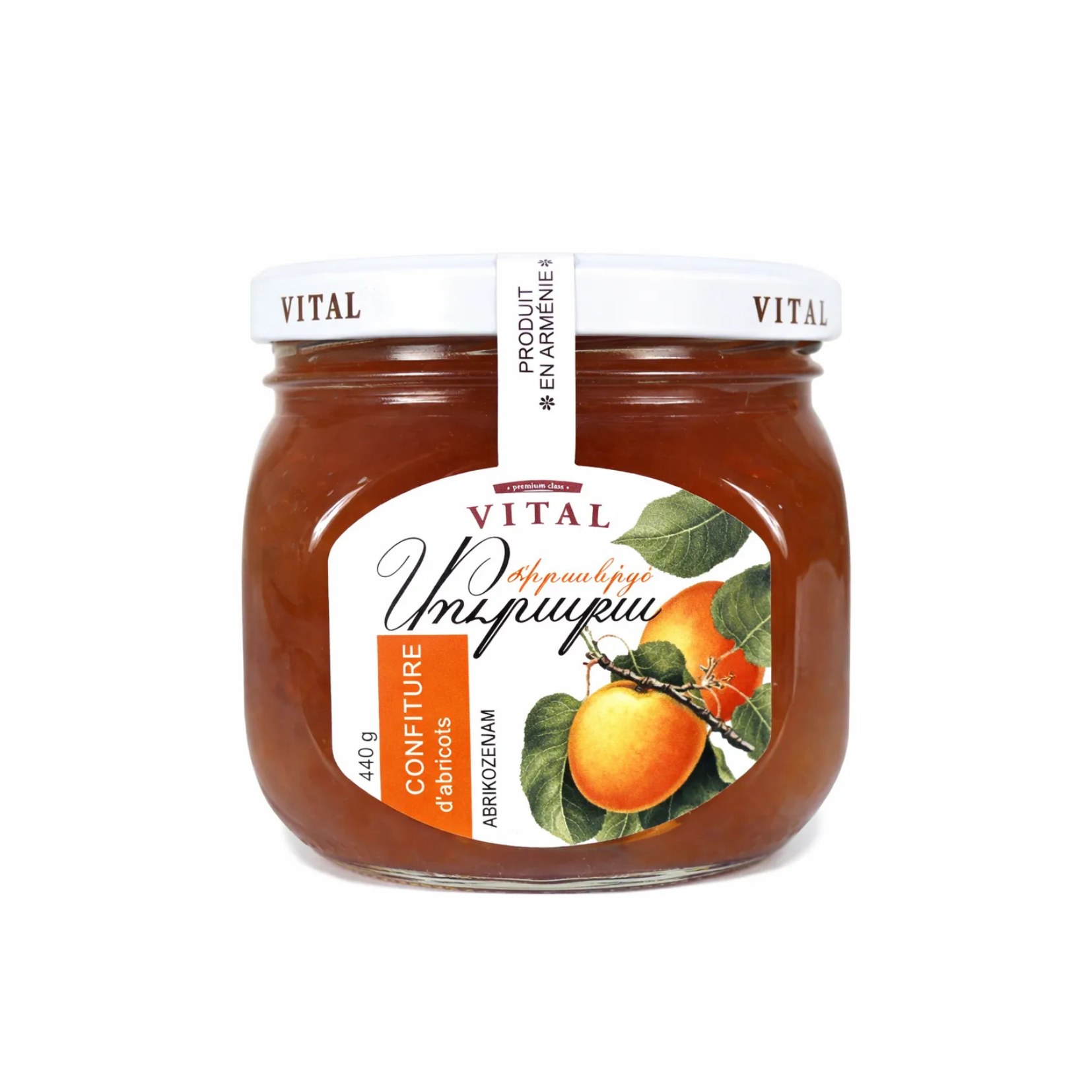Confettura di albicocche Vital 440գ (ծիրանի մուրաբա)