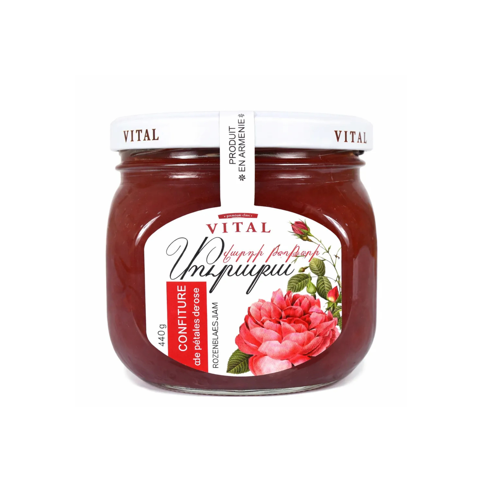 Confettura di petali di rose Vital 440g(վարդի մուրաբա)